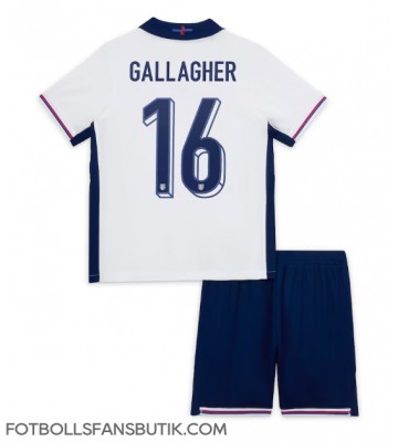 England Conor Gallagher #16 Replika Hemmatröja Barn EM 2024 Kortärmad (+ Korta byxor)